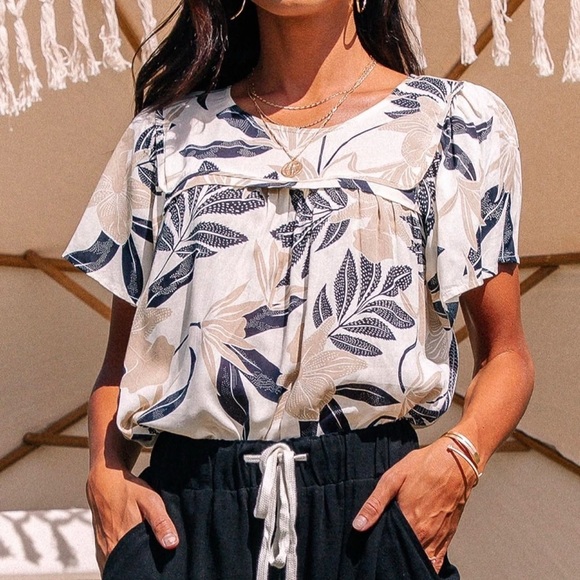 BÖHME Floral Printed Blouse - Picture 1 of 4